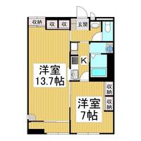 レオパレスセントラルパーク103の間取り
