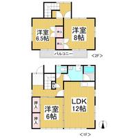 タカハシ貸家Bの間取り