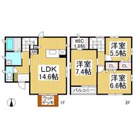 物件の間取り画像