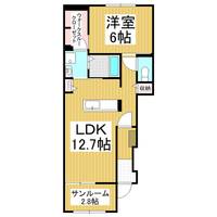 サニーヒルズ A103の間取り