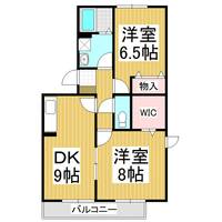 サン・ムーン山内101の間取り