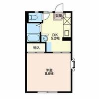 ハイツ北浦の間取り