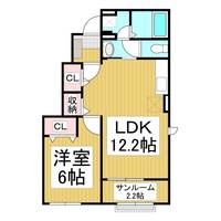 ルディアあざみの間取り