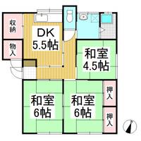 松代ハイツAの間取り