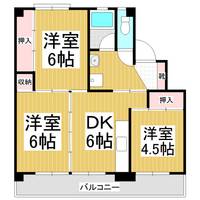 ビレッジハウス松尾1号棟101の間取り