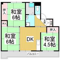ビレッジハウス伊那福島2号棟204の間取り