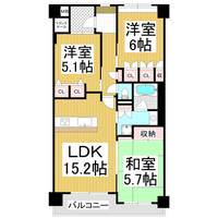 サーパス千歳町通り1203の間取り