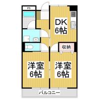 ビュー城門C101の間取り