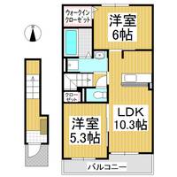 グランコートVの間取り
