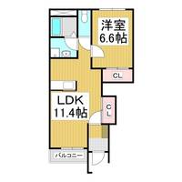 ルミナスハイム101の間取り