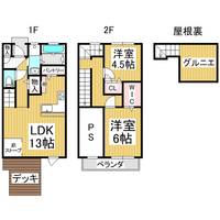 スマート&スロー砂払Cの間取り