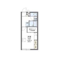 レオパレスやまろ204の間取り