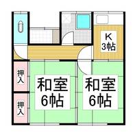 さつき荘Bの間取り