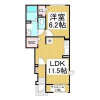 ロアール花岡102の間取り