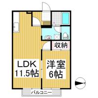シャルマン(上松4丁目)102の間取り