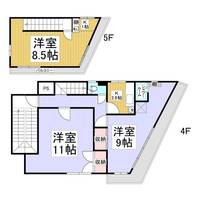 ディズニービル4F・5Fの間取り