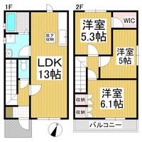 物件の間取り画像