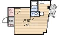 大阪府豊中市螢池東町3丁目の賃貸マンションの間取り