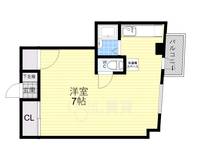 大阪府豊中市螢池東町3丁目の賃貸マンションの間取り