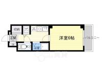 大阪府箕面市今宮3丁目の賃貸マンションの間取り