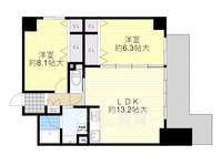 兵庫県宝塚市平井5丁目の賃貸マンションの間取り