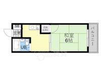 天神コーポの間取り