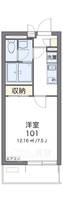 クレイノ浪華6の間取り