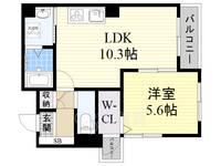 M.HILLS西本町201の間取り