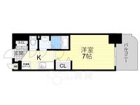 Luxe西長堀の間取り