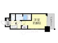 大阪府大阪市東淀川区東中島2丁目の賃貸マンションの間取り