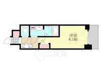 大阪府大阪市東淀川区東中島4丁目の賃貸マンションの間取り