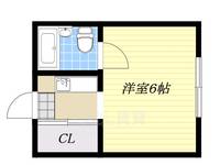 赤坂コーポの間取り