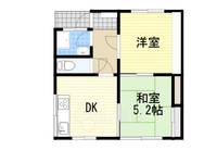 大阪府摂津市香露園の賃貸アパートの間取り