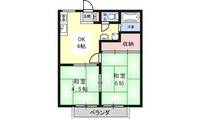 大阪府摂津市別府1丁目の賃貸マンションの間取り