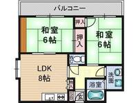 東山ハイツの間取り