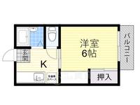 ヴィラプレフェール1の間取り