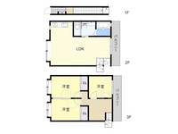 片山町テラスハウスの間取り