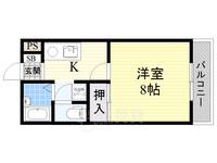 エクセルコート服部の間取り