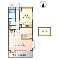 大阪府箕面市彩都粟生南1丁目の賃貸マンションの間取り