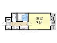大阪府吹田市青葉丘南(マンション)の賃貸物件の間取り