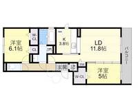 物件の間取り画像