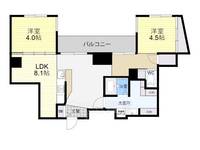 LIB MARK minamihorieの間取り