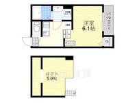 大阪府大阪市西淀川区姫島2丁目(アパート)の賃貸物件の間取り