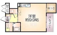 大阪府茨木市下穂積2丁目の賃貸マンションの間取り