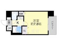 大阪府大阪市淀川区塚本3丁目の賃貸マンションの間取り