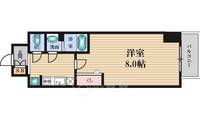 大阪府大阪市淀川区宮原1丁目の賃貸マンションの間取り