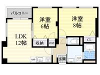 アメニティーKBの間取り