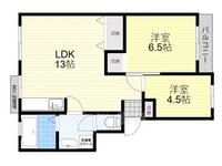 大建コーポA棟の間取り