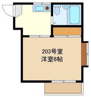 シティハイツ中央林間203の間取り