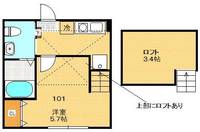 シティハイツ小金井101の間取り